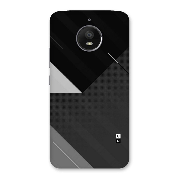 Slant Grey Back Case for Moto E4 Plus