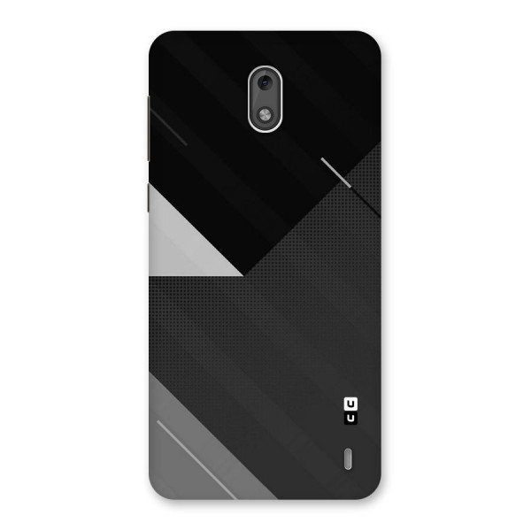 Slant Grey Back Case for Nokia 2