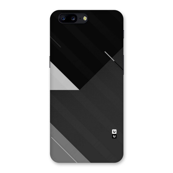 Slant Grey Back Case for OnePlus 5