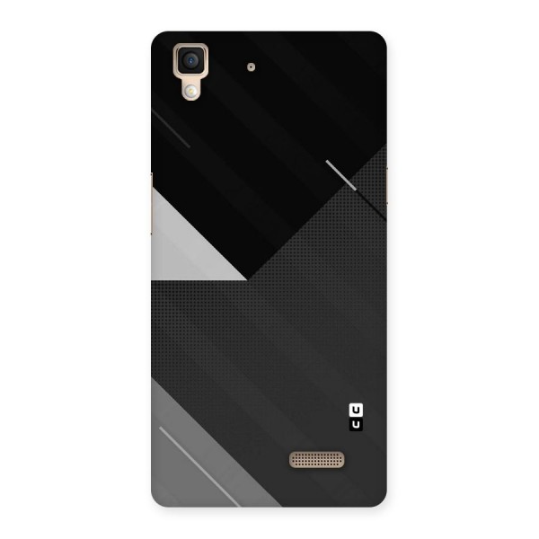 Slant Grey Back Case for Oppo R7