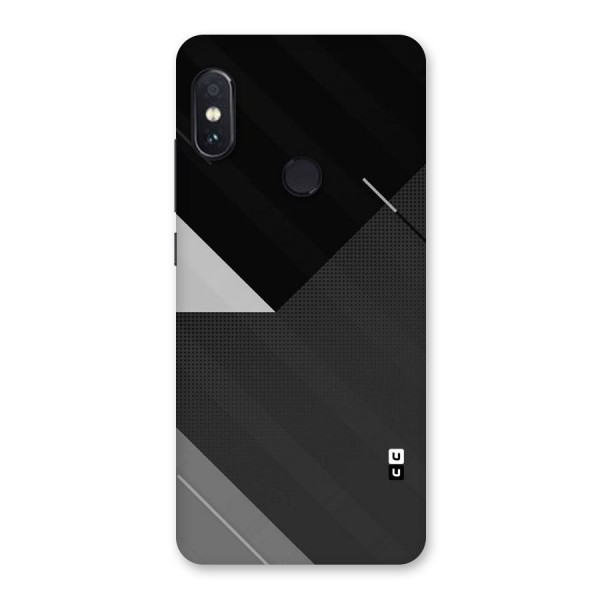 Slant Grey Back Case for Redmi Note 5 Pro