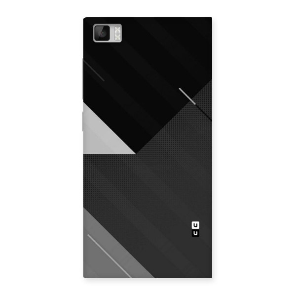 Slant Grey Back Case for Xiaomi Mi3