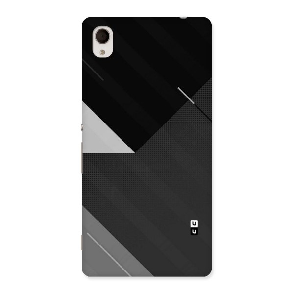 Slant Grey Back Case for Xperia M4 Aqua