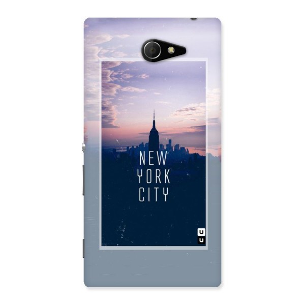 Sleepless City Back Case for Sony Xperia M2