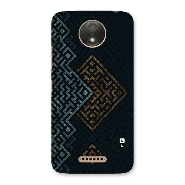 Smart Maze Back Case for Moto C Plus