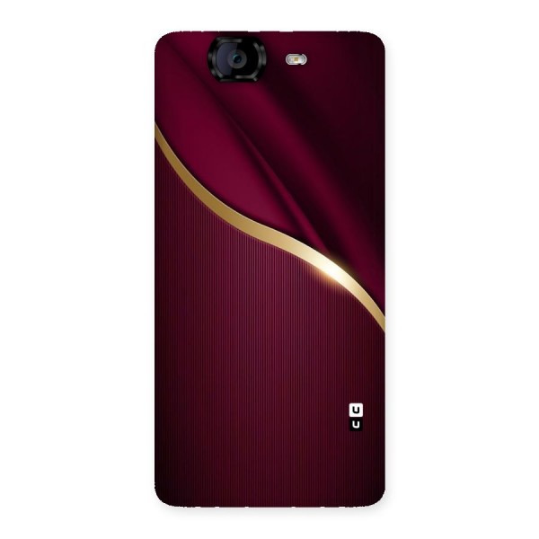 Smooth Maroon Back Case for Canvas Knight A350