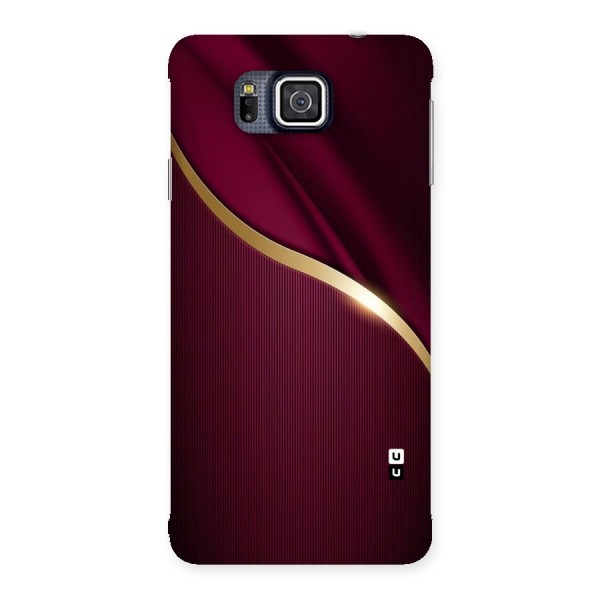 Smooth Maroon Back Case for Galaxy Alpha