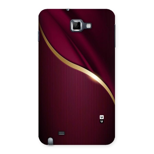 Smooth Maroon Back Case for Galaxy Note