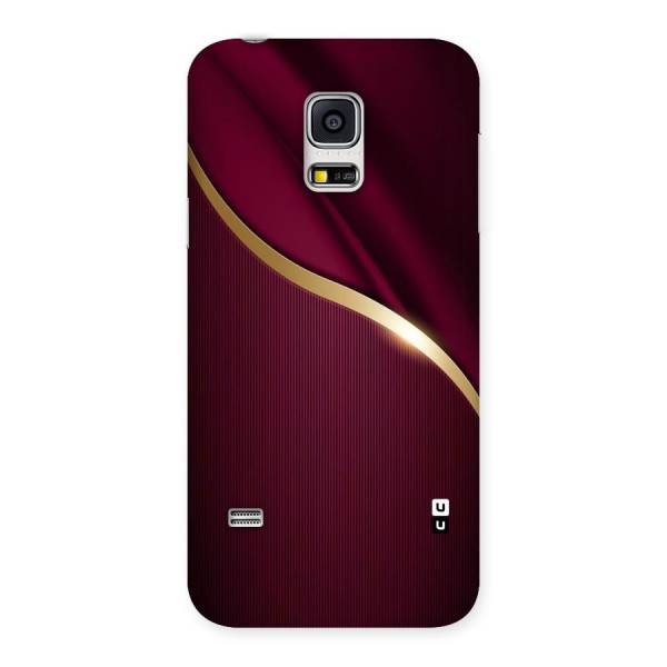 Smooth Maroon Back Case for Galaxy S5 Mini