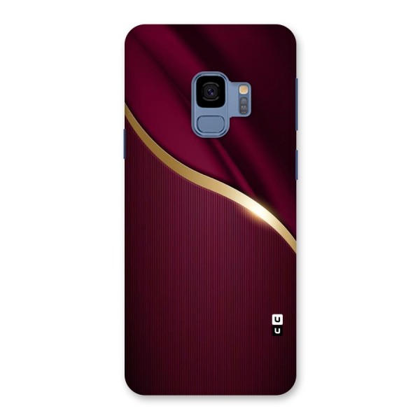 Smooth Maroon Back Case for Galaxy S9