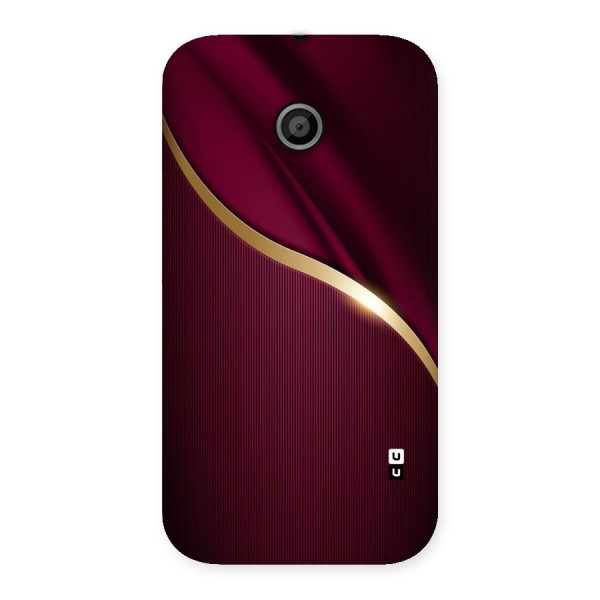 Smooth Maroon Back Case for Moto E