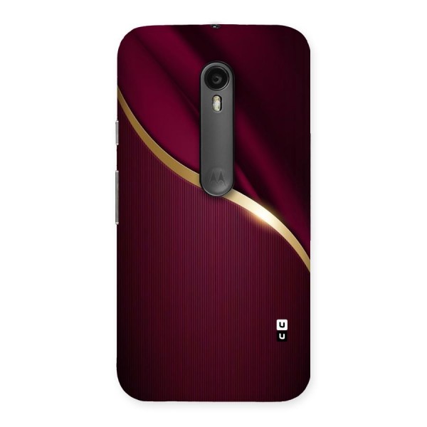 Smooth Maroon Back Case for Moto G3