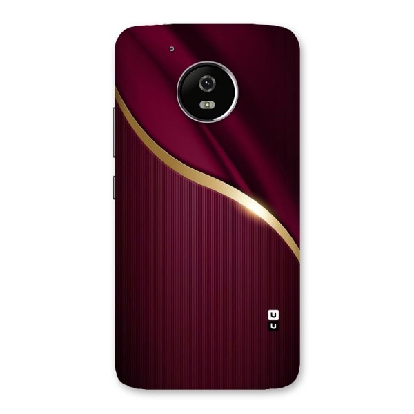 Smooth Maroon Back Case for Moto G5