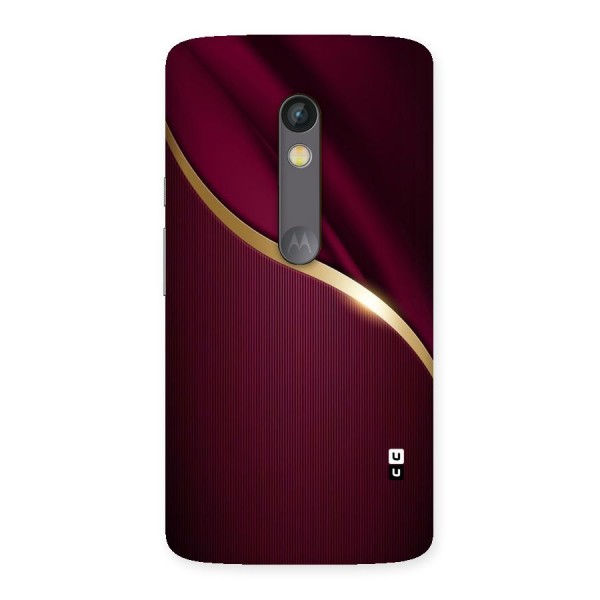 Smooth Maroon Back Case for Moto X Play