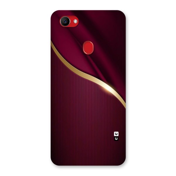 Smooth Maroon Back Case for Oppo F7