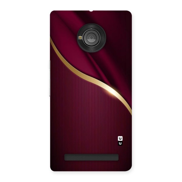 Smooth Maroon Back Case for Yu Yuphoria