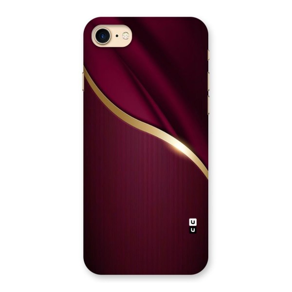 Smooth Maroon Back Case for iPhone 7