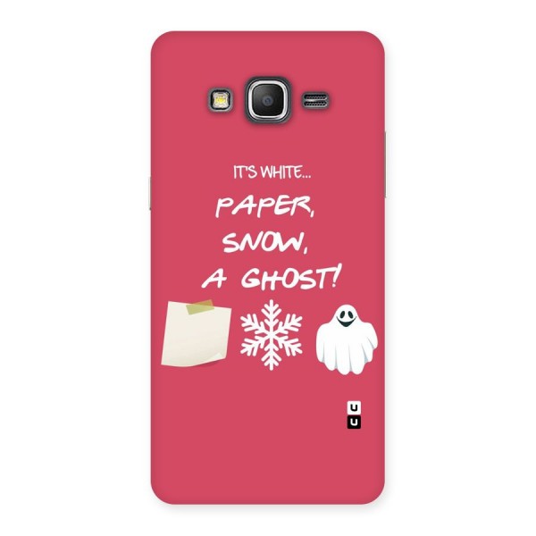 Snow Paper Back Case for Galaxy Grand Prime