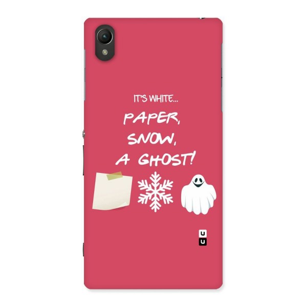 Snow Paper Back Case for Sony Xperia Z1