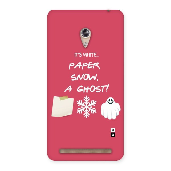 Snow Paper Back Case for Zenfone 6