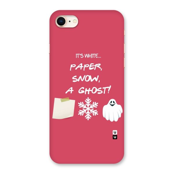 Snow Paper Back Case for iPhone 8