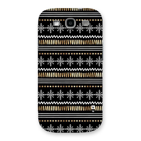 Snowflakes Gold Back Case for Galaxy S3 Neo