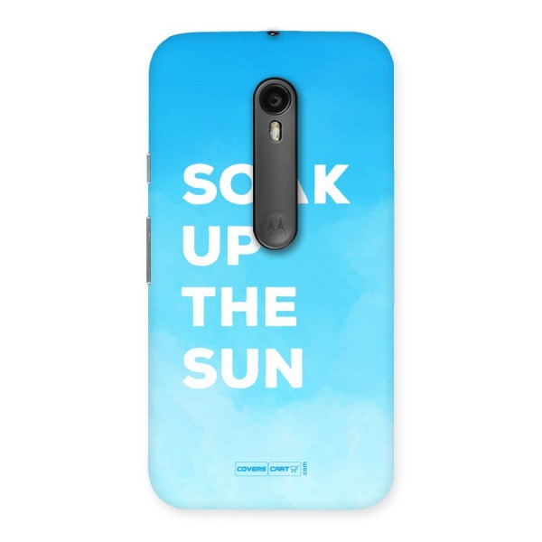 Soak Up The Sun Back Case for Moto G3