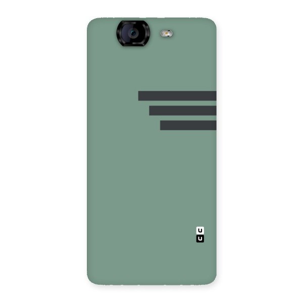 Solid Sports Stripe Back Case for Canvas Knight A350