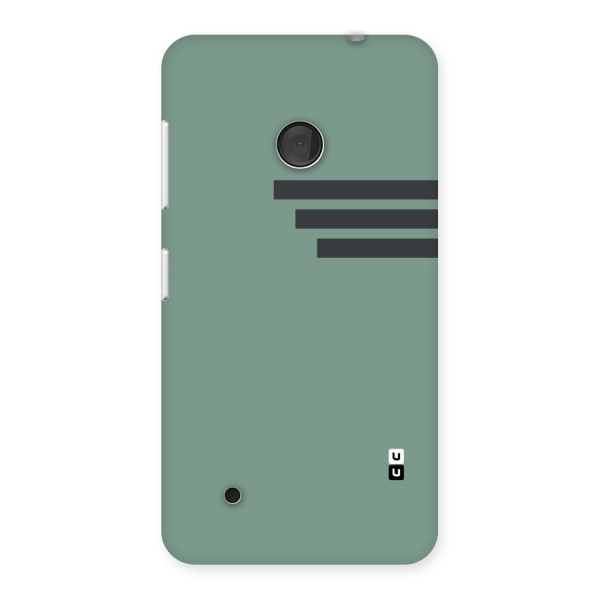 Solid Sports Stripe Back Case for Lumia 530