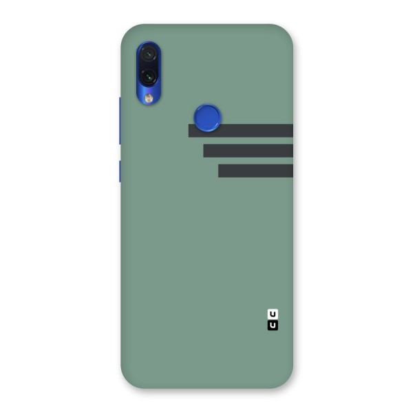 Solid Sports Stripe Back Case for Redmi Note 7