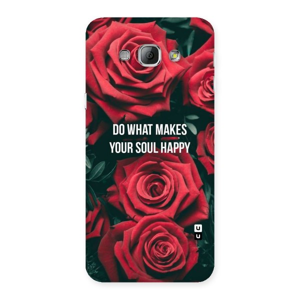 Soul Happy Back Case for Galaxy A8