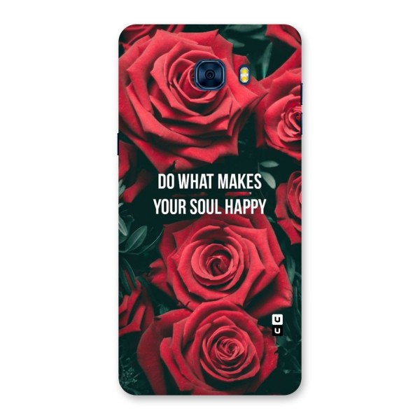 Soul Happy Back Case for Galaxy C7 Pro