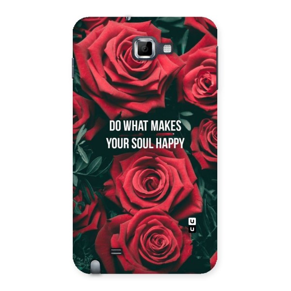 Soul Happy Back Case for Galaxy Note