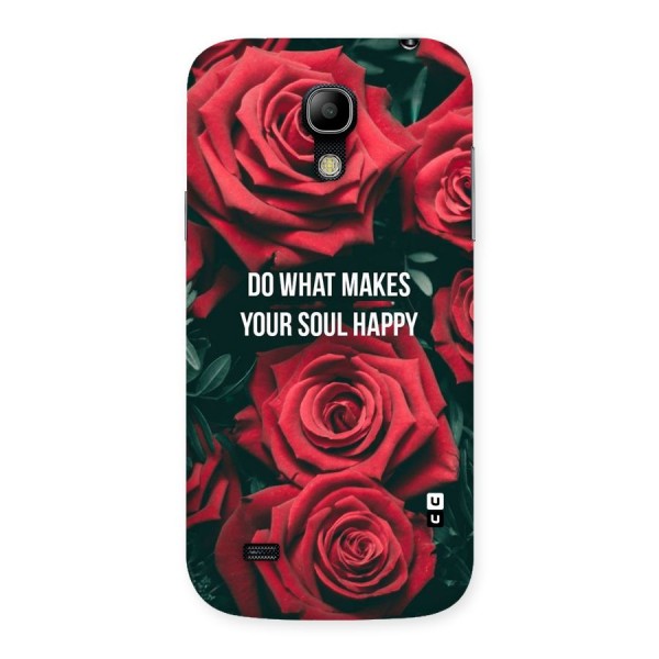 Soul Happy Back Case for Galaxy S4 Mini