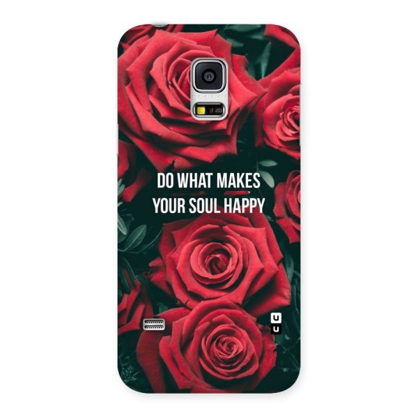 Soul Happy Back Case for Galaxy S5 Mini