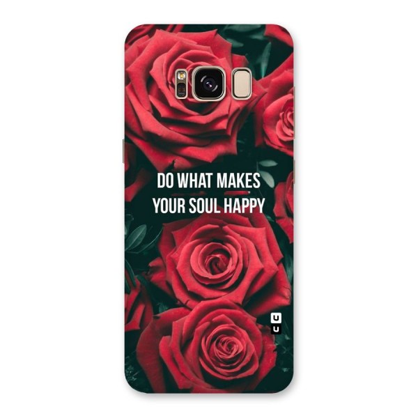 Soul Happy Back Case for Galaxy S8