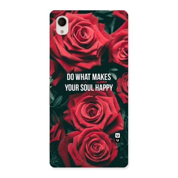 Soul Happy Back Case for Sony Xperia M4