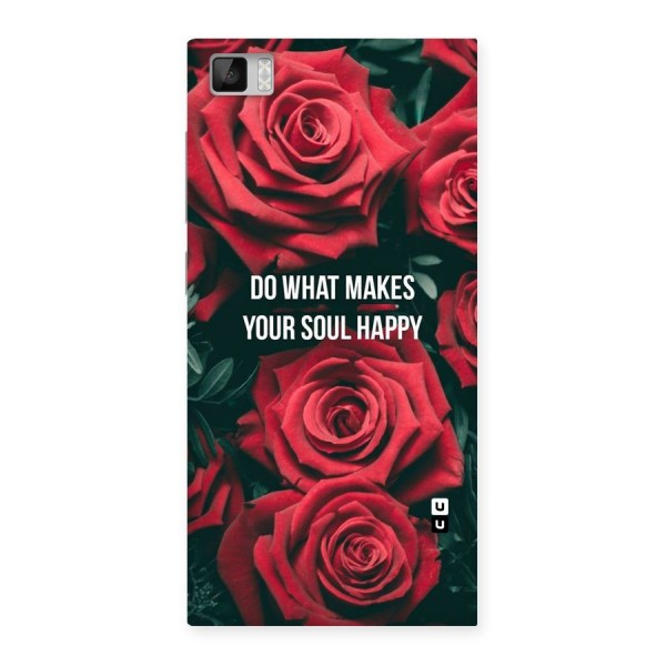 Soul Happy Back Case for Xiaomi Mi3