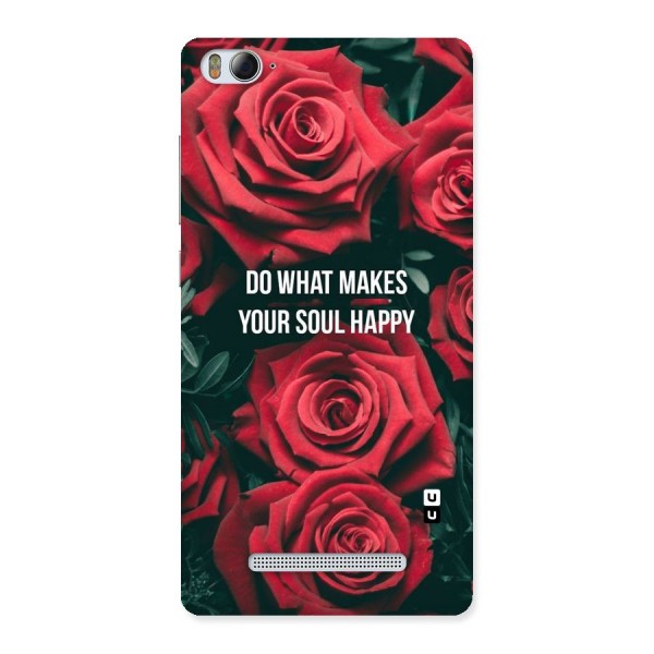 Soul Happy Back Case for Xiaomi Mi4i