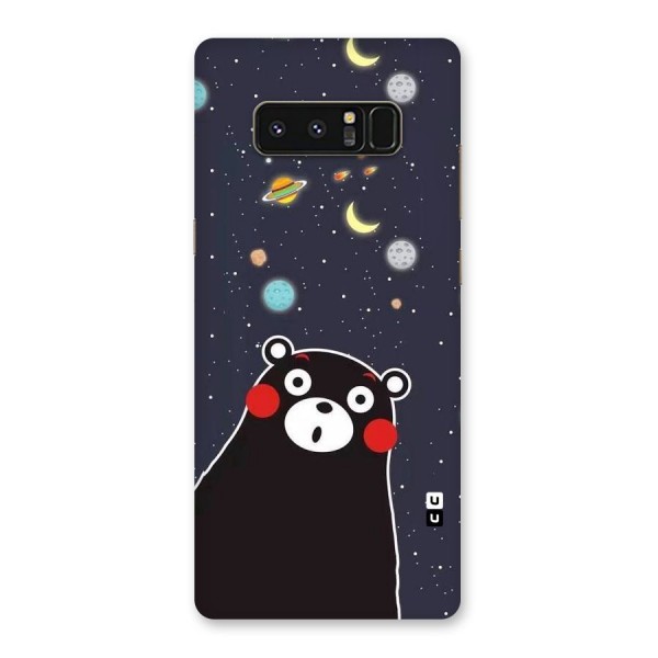 Space Bear Back Case for Galaxy Note 8