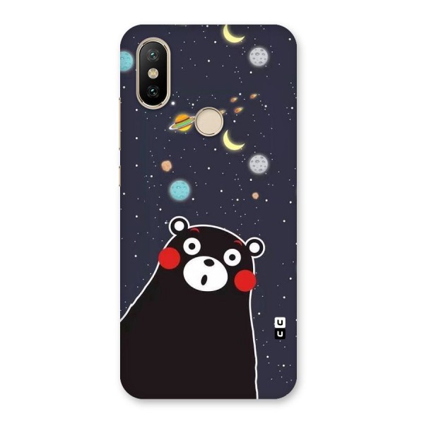 Space Bear Back Case for Mi A2