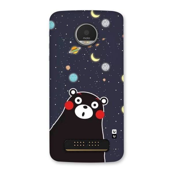 Space Bear Back Case for Moto Z Play