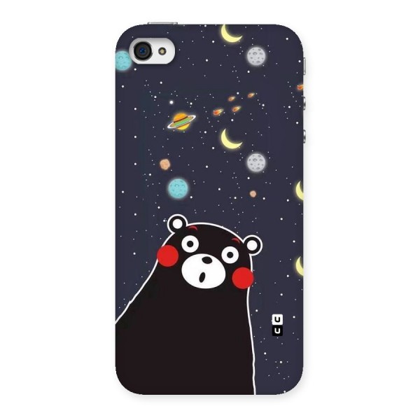 Space Bear Back Case for iPhone 4 4s