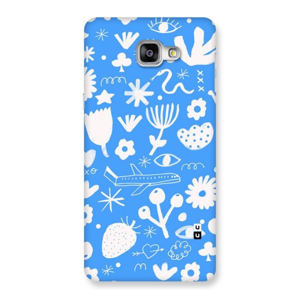 Space Blue Pattern Back Case for Galaxy A9