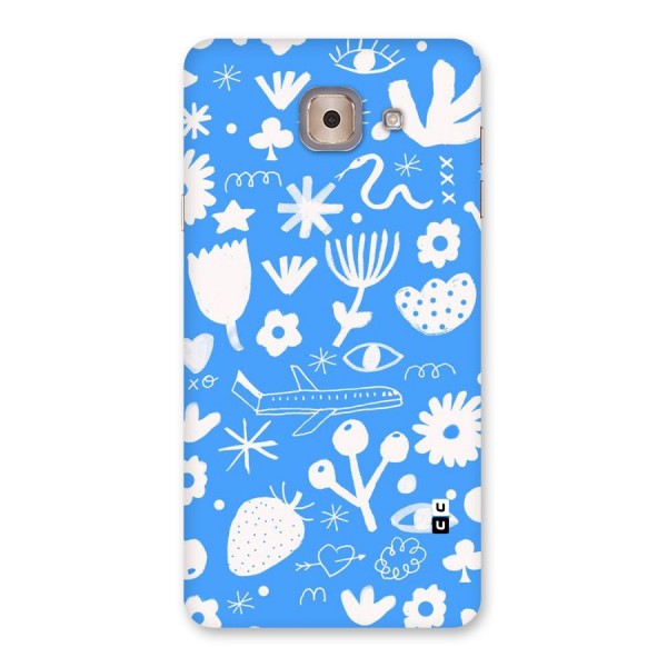 Space Blue Pattern Back Case for Galaxy J7 Max