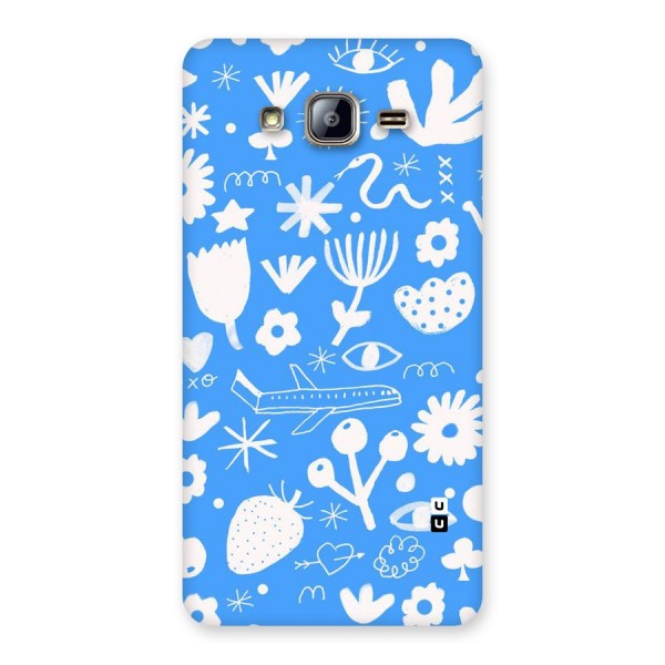 Space Blue Pattern Back Case for Galaxy On5