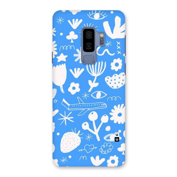 Space Blue Pattern Back Case for Galaxy S9 Plus