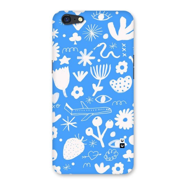 Space Blue Pattern Back Case for Oppo A71