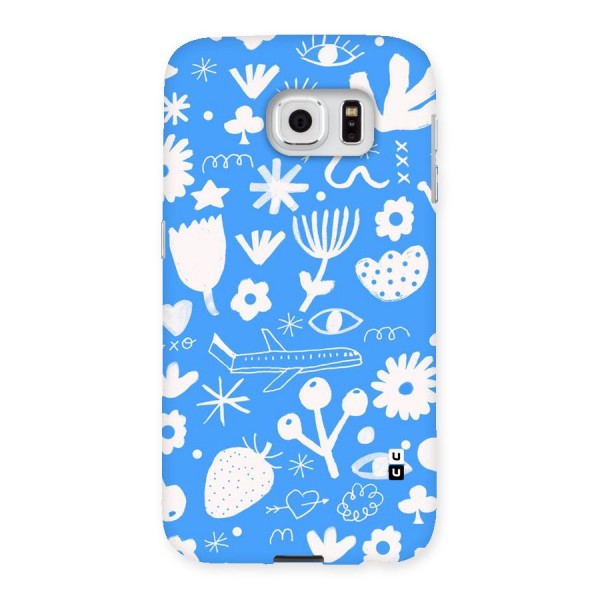 Space Blue Pattern Back Case for Samsung Galaxy S6