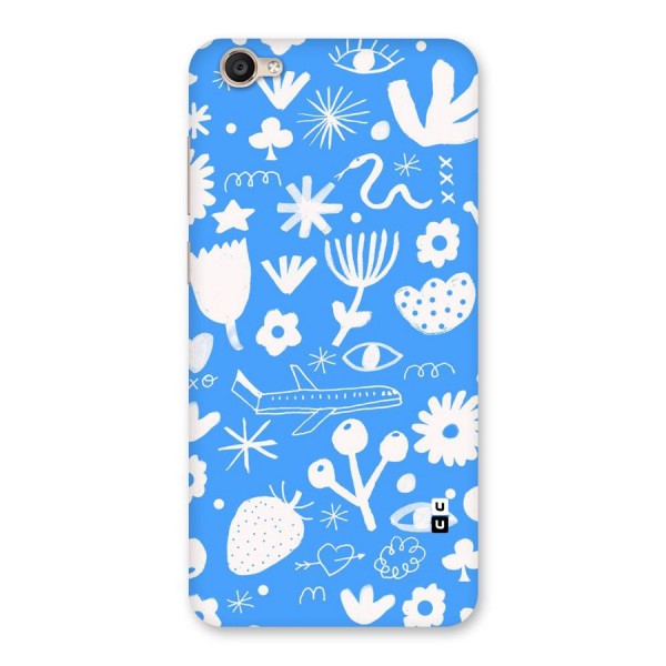 Space Blue Pattern Back Case for Vivo Y55s